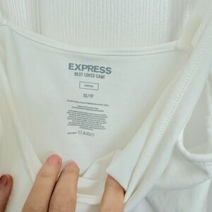 Express Ivory Stretch Cami